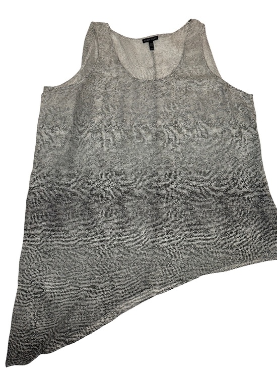 Eileen Fisher Tops - Eileen Fisher Asymmetric Hem Sheer Silk Tank Top XL